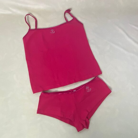 Cami & Boyshort Set, Hot Pink, EUC - Picture 1 of 6